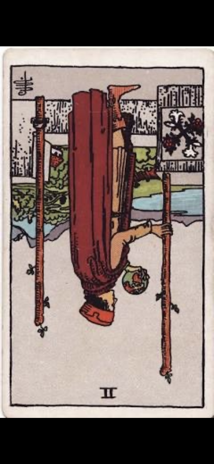 <p>Two of Wands </p>