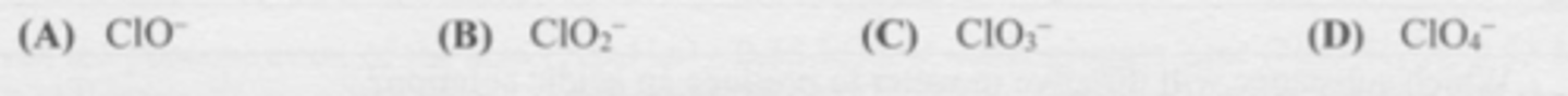 <p>Which anion is the most basic?</p>