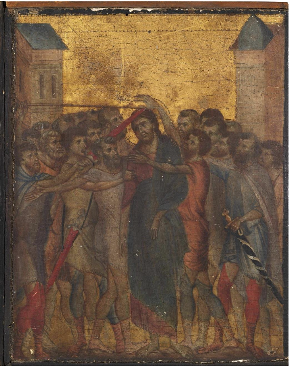<p>The Mocking of Christ</p>