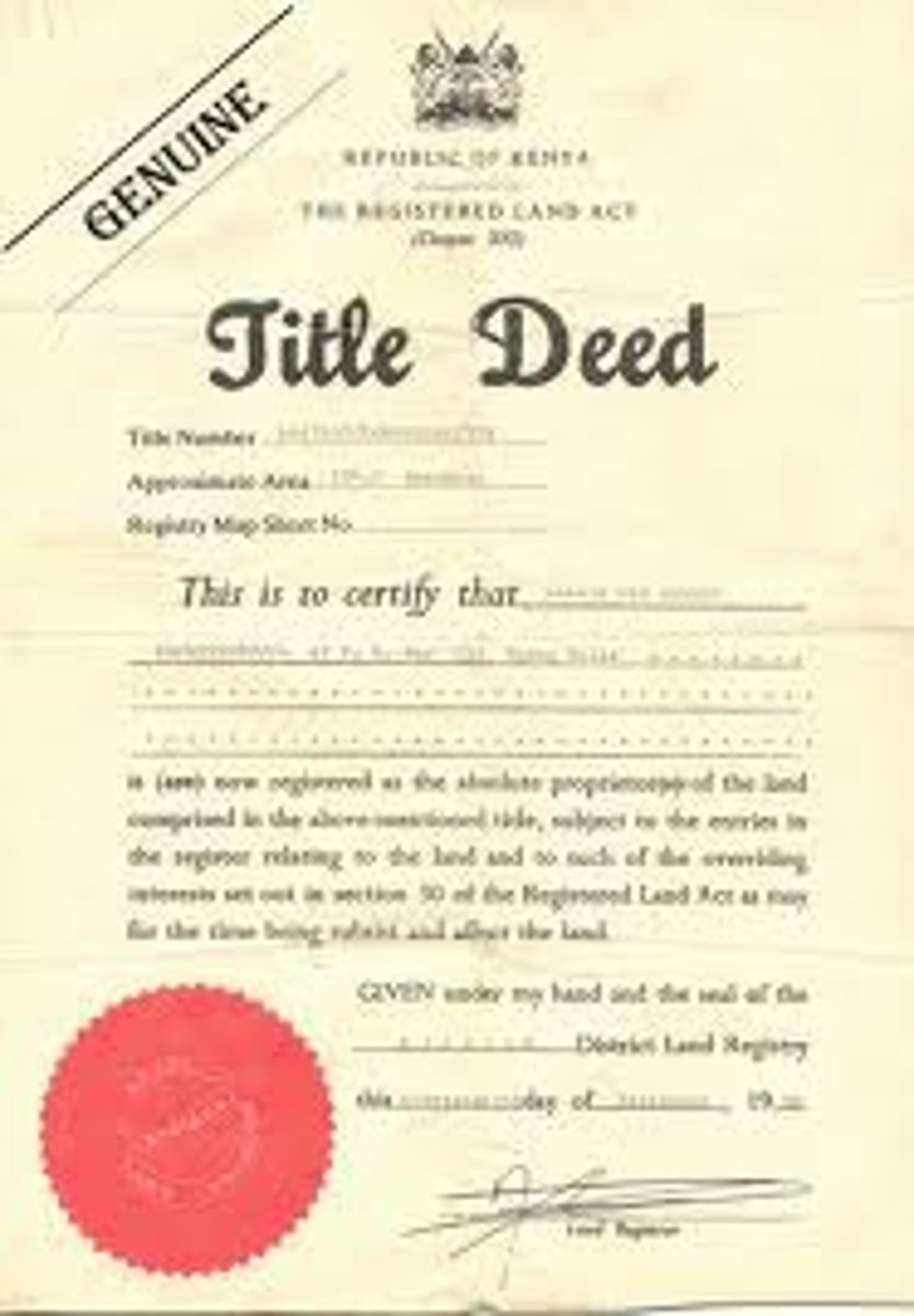 <p>Deed</p>