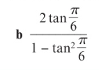 <p>Use the double-angle formulae to write each of the following as a single trigonometric ratio:</p>