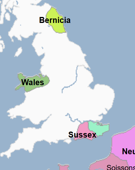<ul><li><p>First King and Founder of the Sussex Kingdom of South Saxons</p><ul><li><p>He led the Saxons onto land on Britain’s south coast and drove the preexisting (Celtic) Britons westward in order to establish the kingdom</p></li></ul></li></ul><p></p>