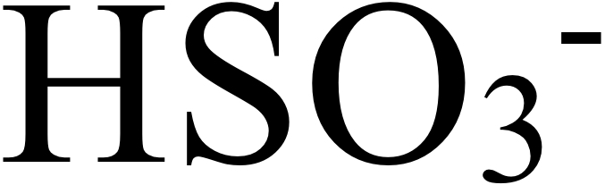 HSO3 ^ ( - ) 