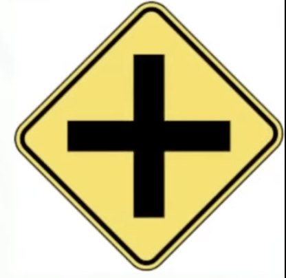 <p>This road sign means:</p><p>A. Intersection</p><p>B. Hospital</p><p>C. Rail road ahead</p>