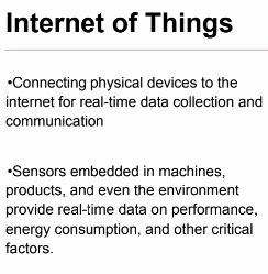 <p>Internet of Things</p>