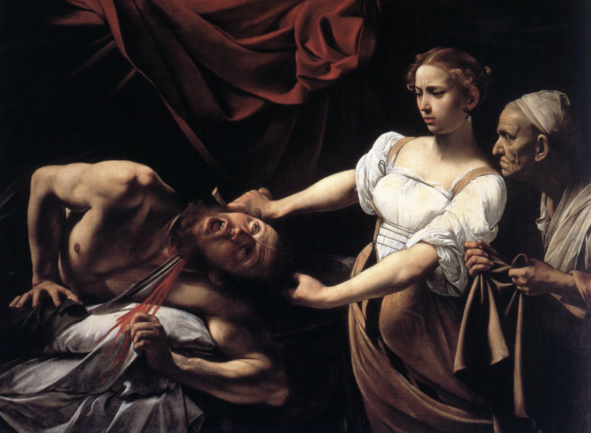 <p>Caravaggio, Judith Beheading Holofernes, c. 1598-99</p>