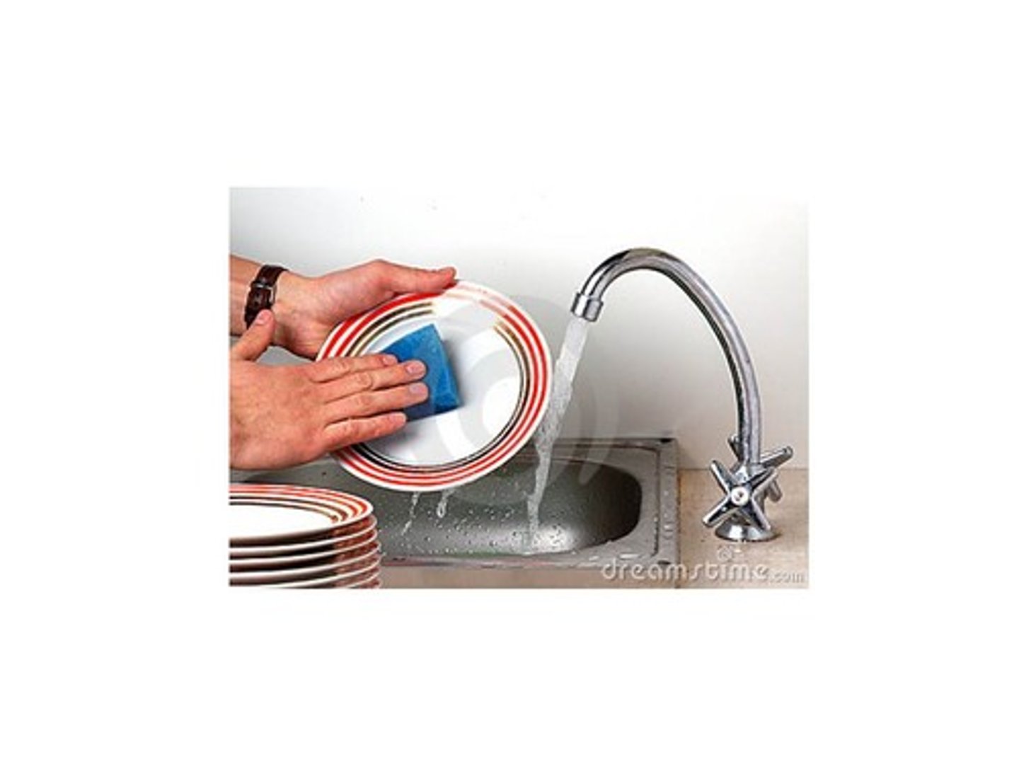 <p>At 8:00 PM tonight, the dishes will be being washed by John.</p>