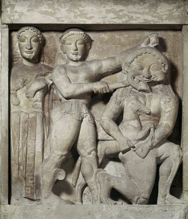 <p>What is this Metope made of?</p>