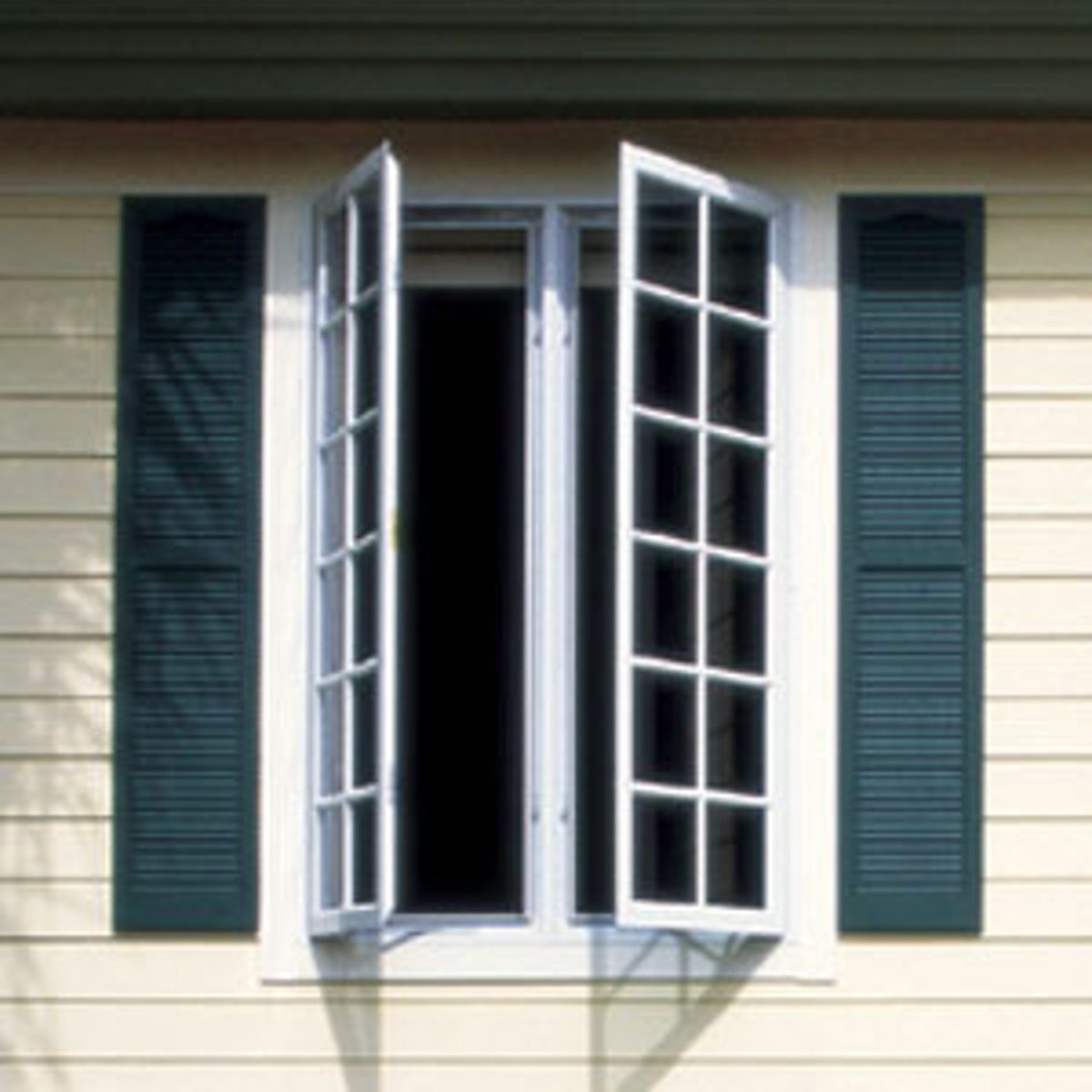 <p>a window sash opening on hinges generally attached to the vertical side of the frame</p>
