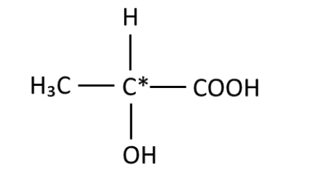 <p>All alpha amino acids, except glycine.</p><p>Lactic acid / 2-hydroxypropanoic acid</p>