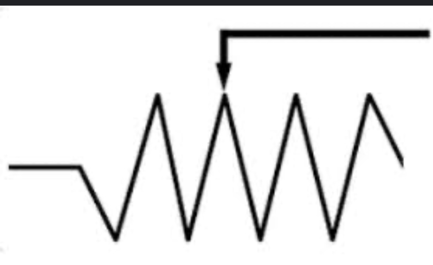 <p>Variable resistor </p>