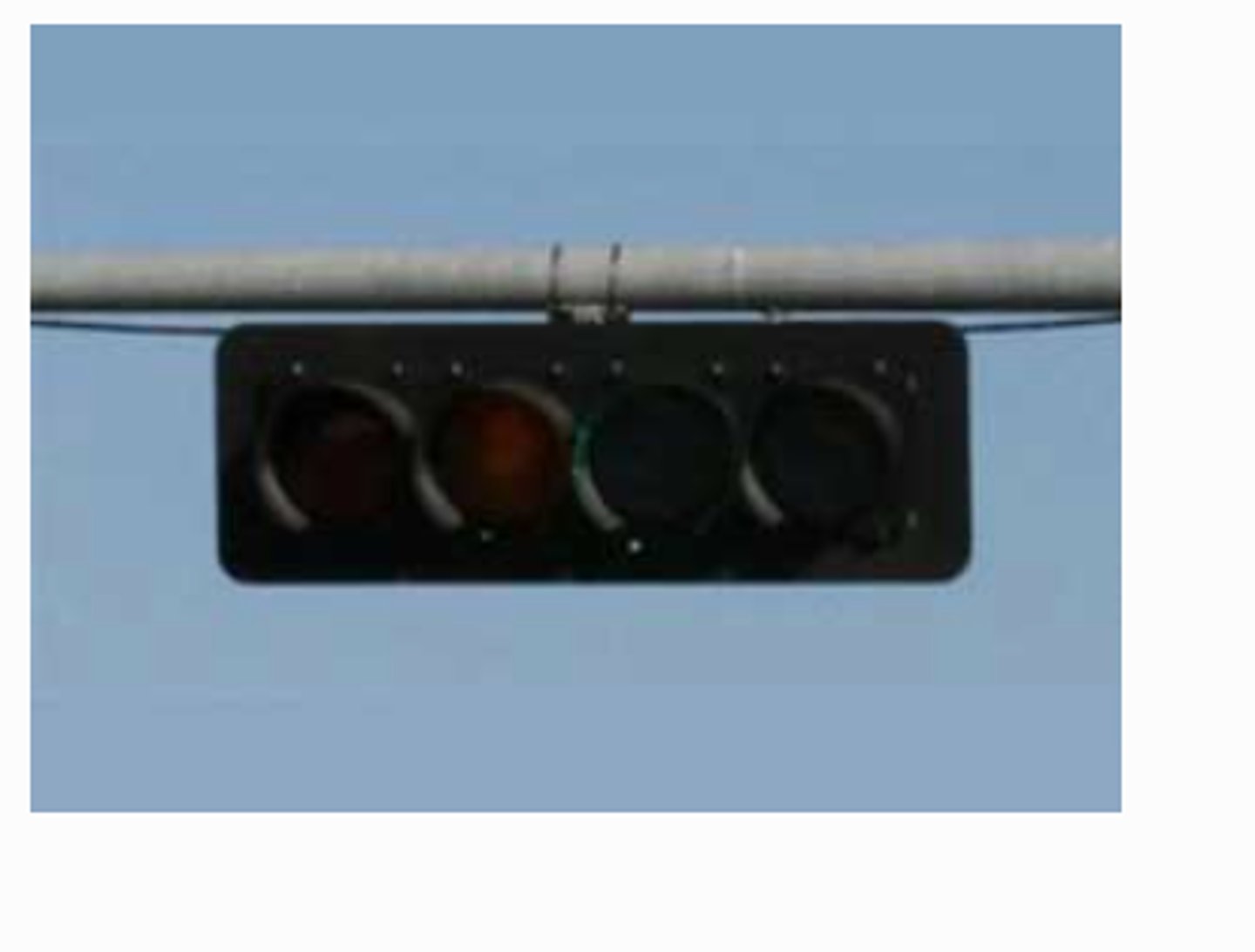 <p>screen blacked out</p>