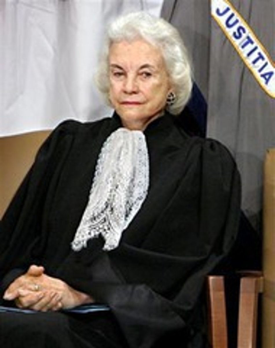 <p>first female supreme court justice. appointed by Reagan</p>