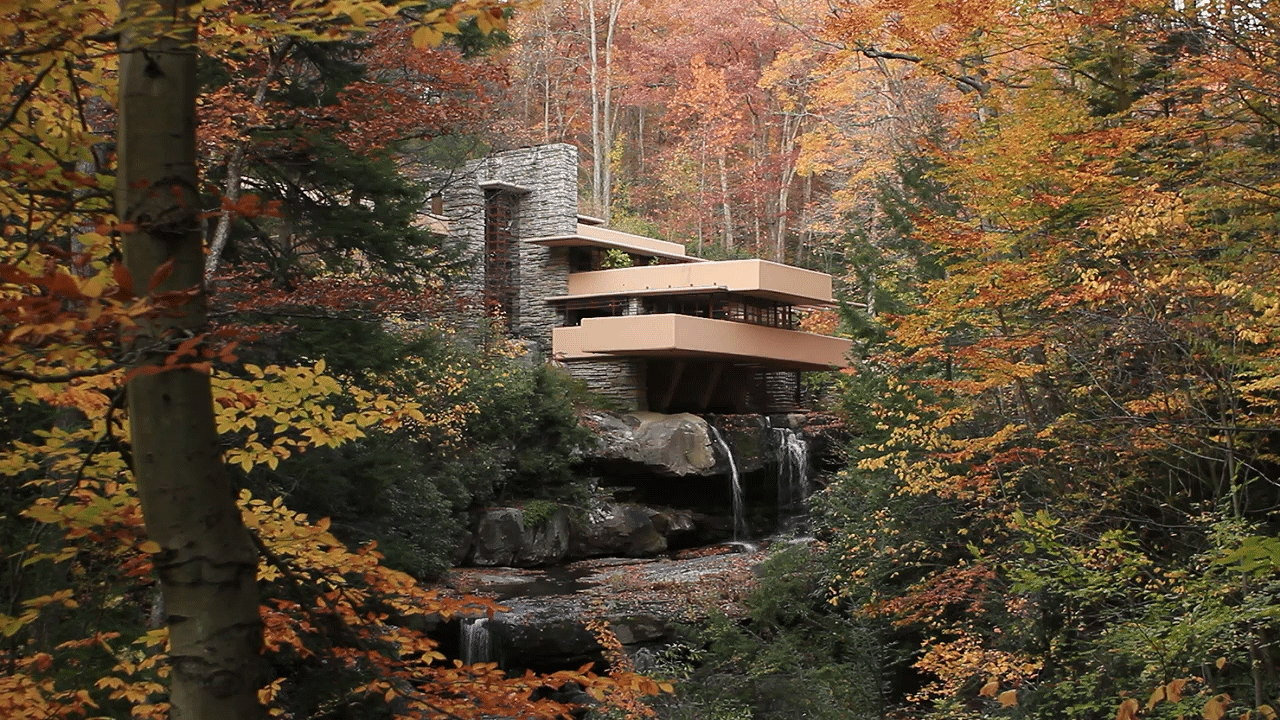 <p>When: 1936-39 Where: PA Who: Frank Lloyd Wright Extra Facts: integrates nature (organic architecture)</p>
