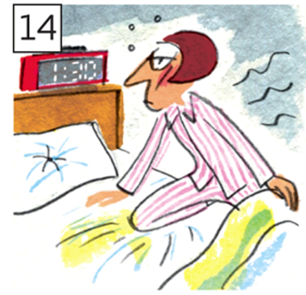 <p>Go to bed. It's late.</p>