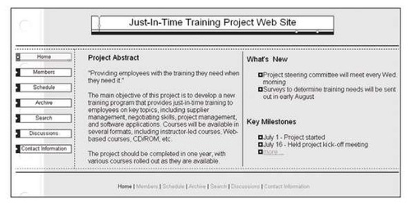 <p>A training approach that delivers training content as it is needed, rather than in advance.</p>