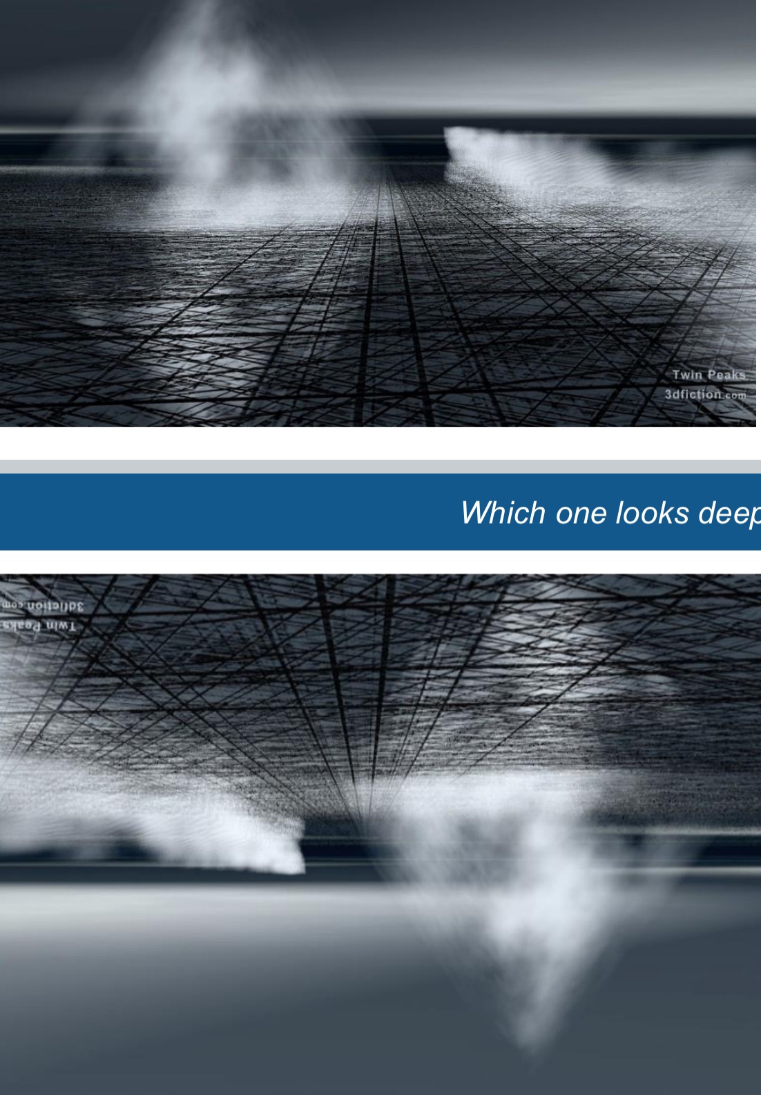<p><span>Less deep</span></p>