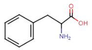 <p>- smallest of aromatic side chains<br>- R-group: benzene ring and CH2 group<br></p>