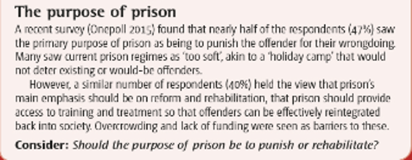 <p>* Younger criminals learn the 'tricks of the trade' </p><p>* Build up criminal contacts from more experienced offenders</p><p>* Undermines the aim of rehabilitation.</p>