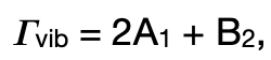 <p>describe the raman-active transition in C2v</p>
