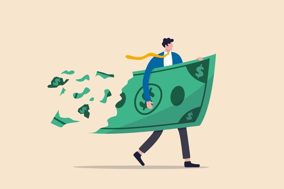 <p>A drop in prices, often causing the purchasing power of money to increase.</p>