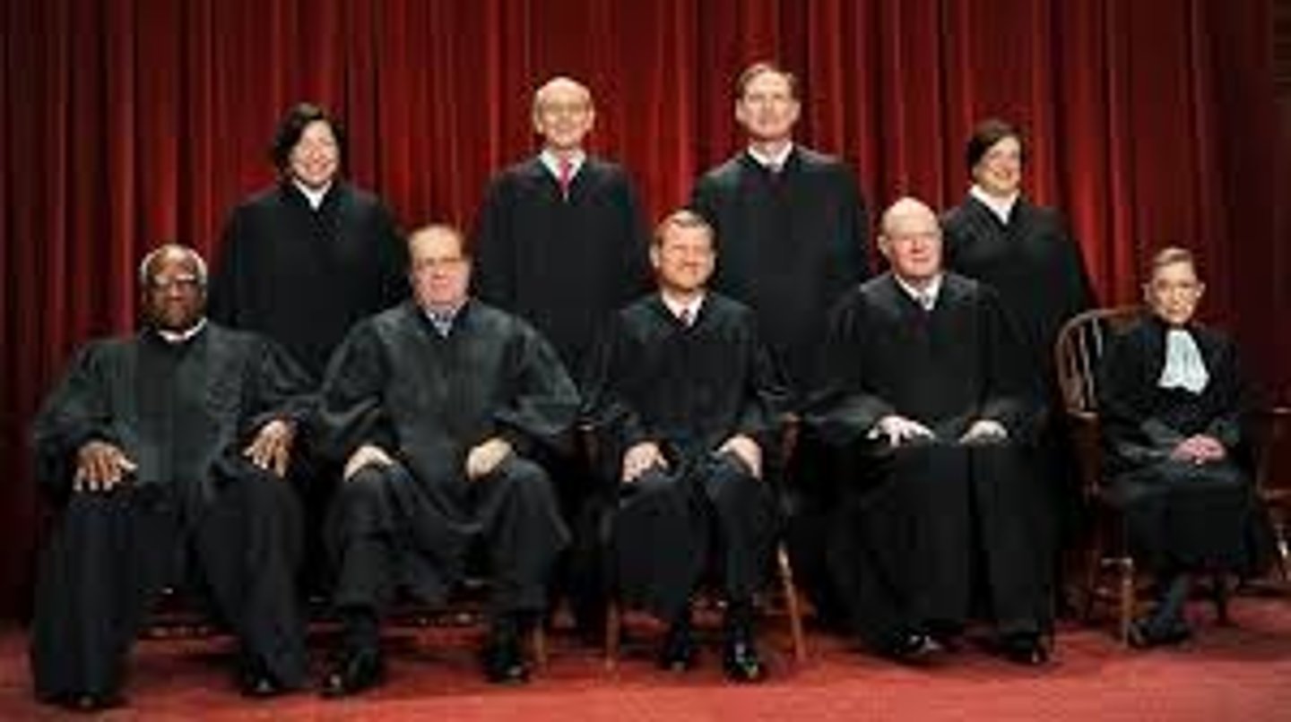 <p>Courts not having too much power or control.</p>