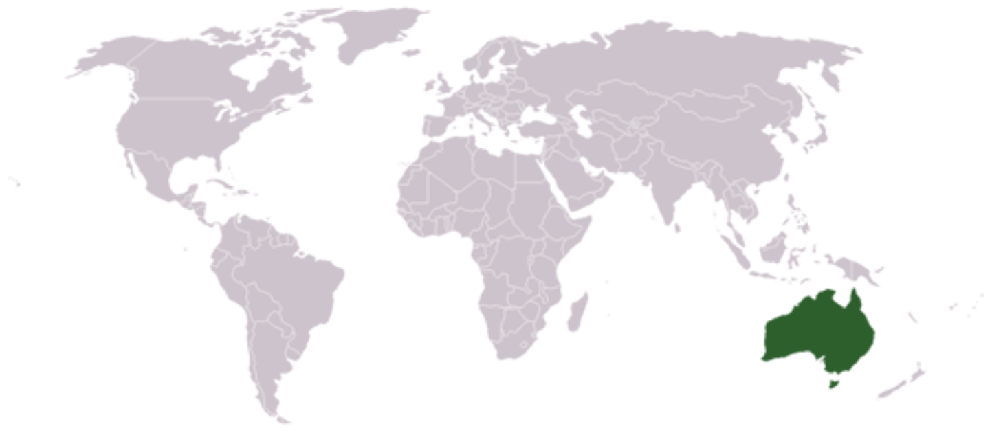 <p>The continent shaded in on the map =</p>