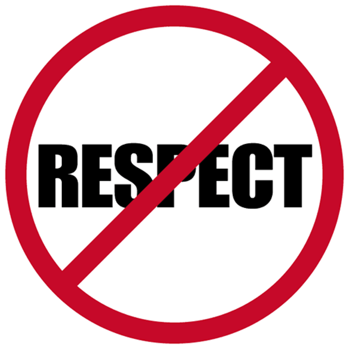 <p>rude and not showing respect (impertinent, insolent)</p>