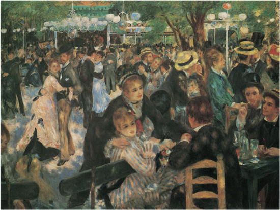 <p><strong><span style="color: rgb(238, 240, 255)"><mark data-color="yellow">•French Impressionist painter and a leader in the movement's development</mark></span></strong><span style="color: rgb(238, 240, 255)">. His work is known for capturing the light and movement of Parisian life</span></p><ul><li><p>Bal du Moulin de la Galette (1876) A famous painting that depicts a Sunday afternoon at the Moulin de la Galette in Paris</p></li></ul>