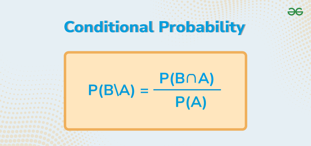 <p>When probabilities are calculated with a subset of the total group as the denominator</p>