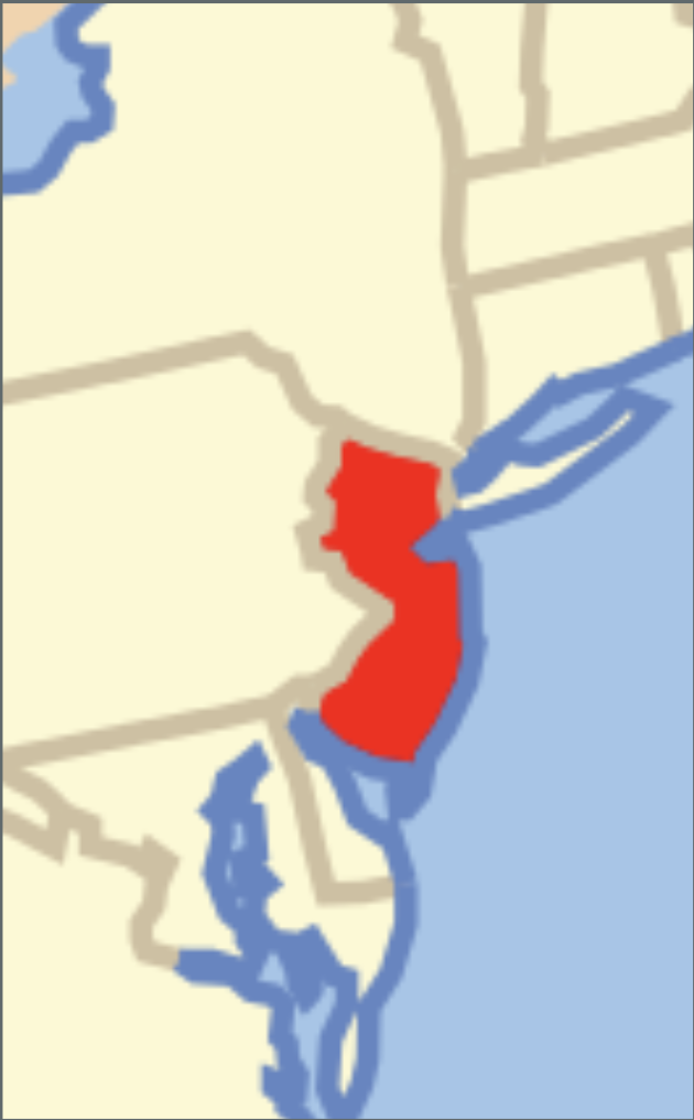<p>New Jersey</p>