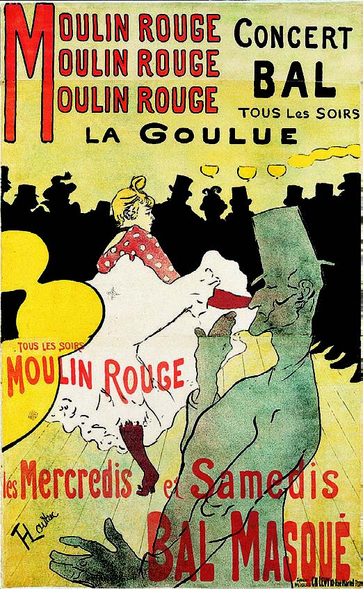 <p>La Goulue at the Moulin Rouge</p>