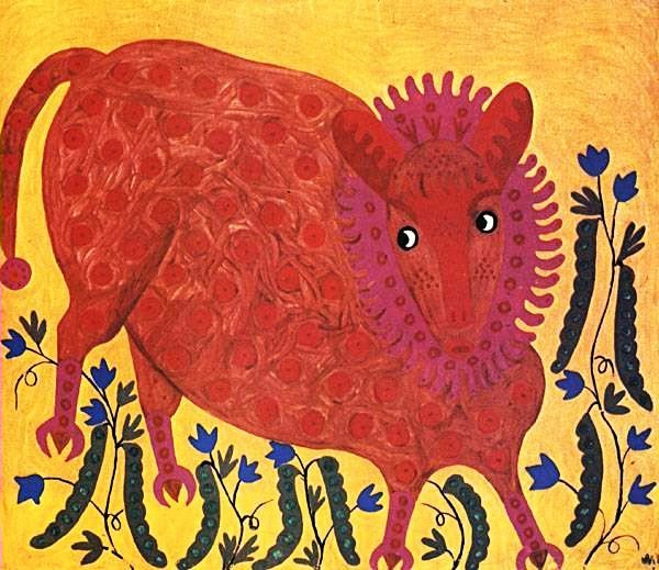 <p>Марія Примаченко. Картина «Гороховий звір», 1971 р.</p>