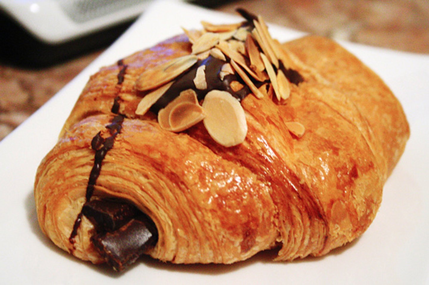 <p>chocolate croissant</p>