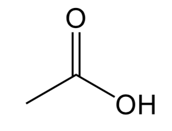 <p>With a C=O bond a OH and C to the C.</p>
