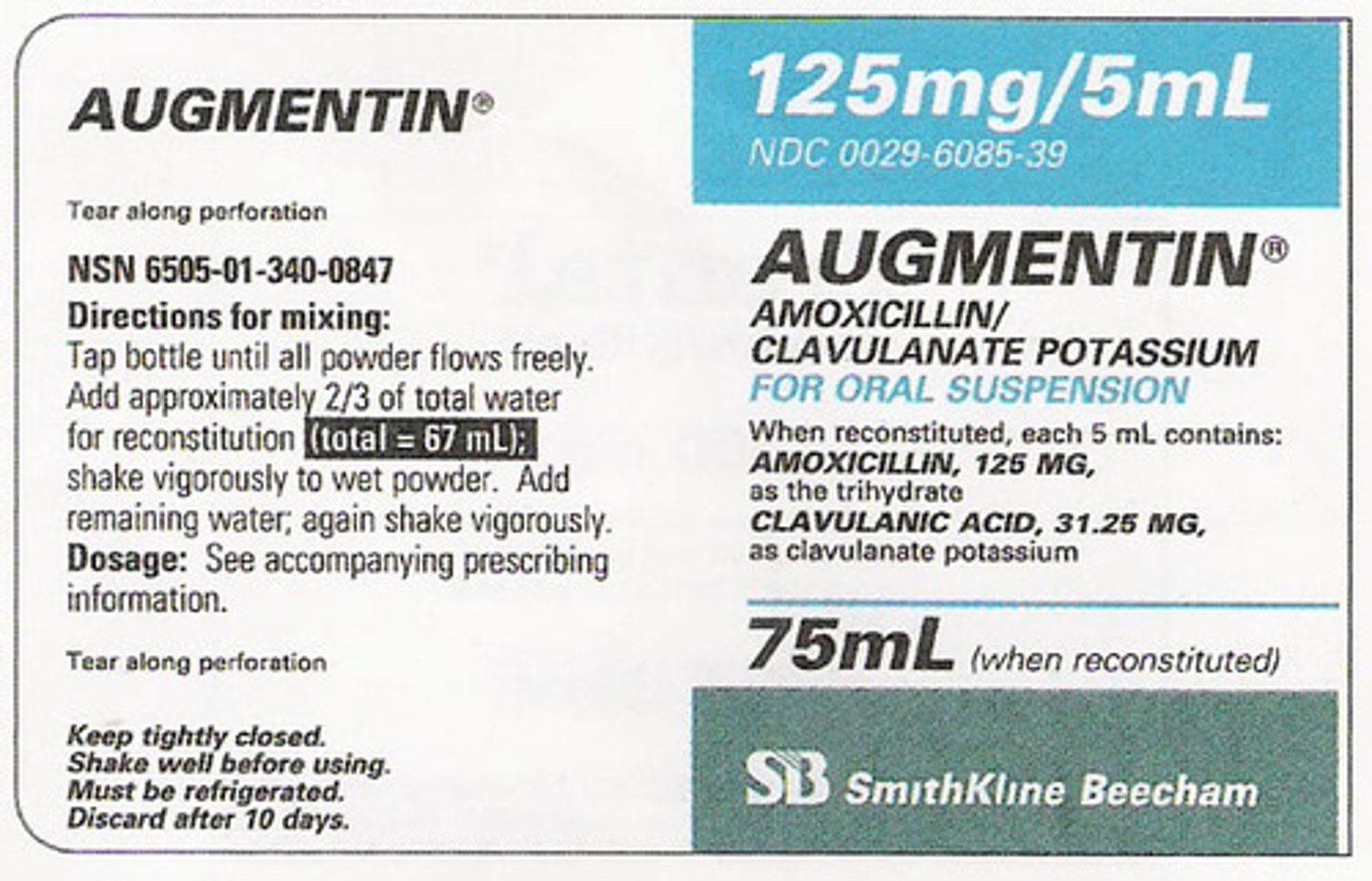 <p>Augmentin</p>