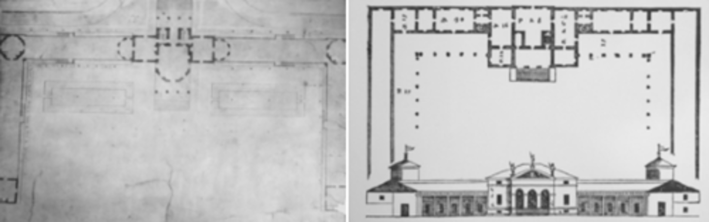 <p>Jeffersons adaptation of Palladio's villa type to a slave economy Included:...</p>