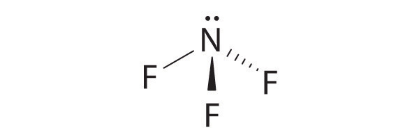 trigonal pyramidal bond angle 107°
