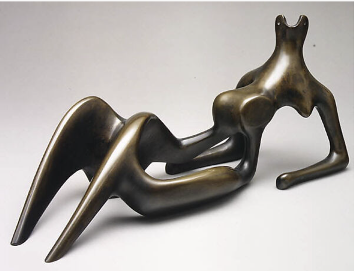 <p>What is the title of this piece by Henry Moore?</p>