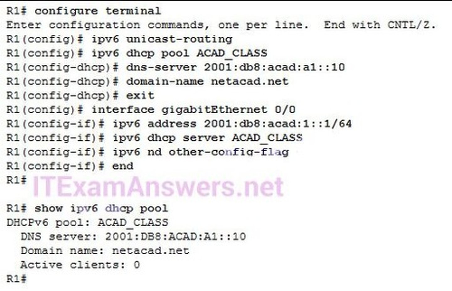 <p>The state is not maintained by the DHCPv6 server under stateless DHCPv6 operation<strong>.</strong></p>