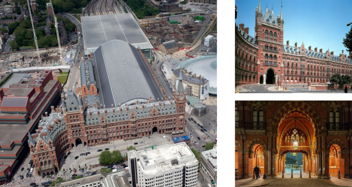 <p><span>St. Pancras Station &amp; Hotel, William Barlow / George Gilbert Scott (London, U.K., 1862-1876)</span></p>