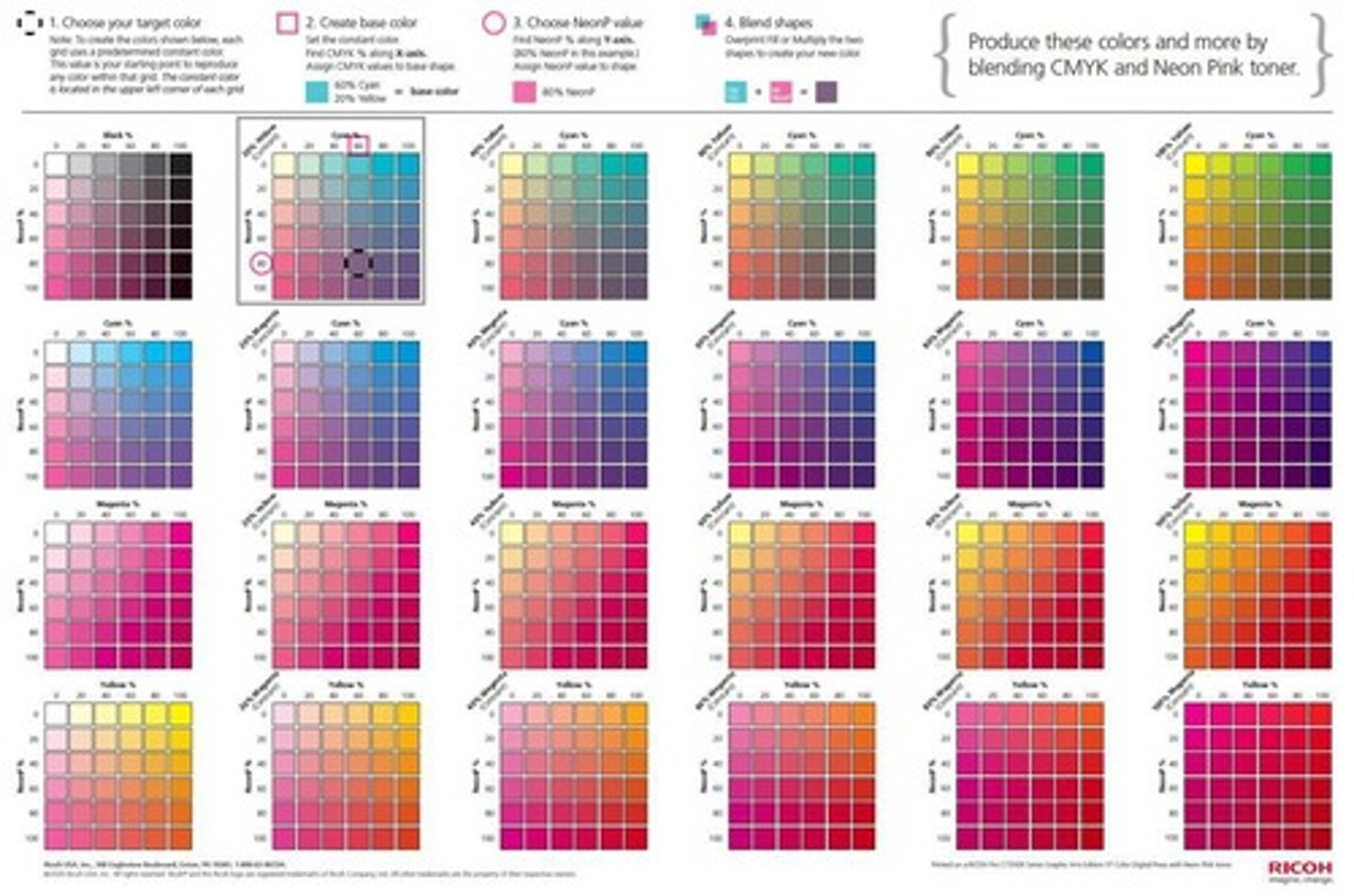 <p>They produce vibrant prints that stand out under certain lighting conditions.</p>