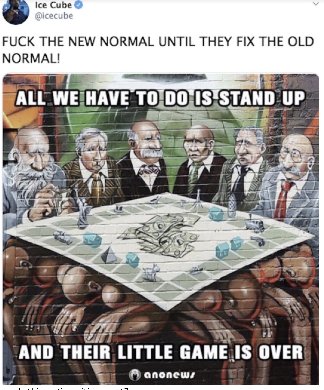 <p><span>Is this antisemitic or not?</span></p><ul><li><p><span>It could be argued that Ice Cube was focusing on the colored/race aspect and did not even think of how the white men are being portrayed as stereotypical Jews&nbsp;</span></p></li></ul><p></p>