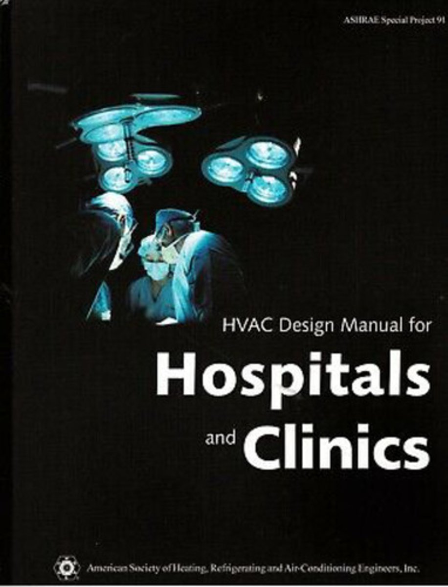 <p>HVAC design manual for hospitals and clinics</p>