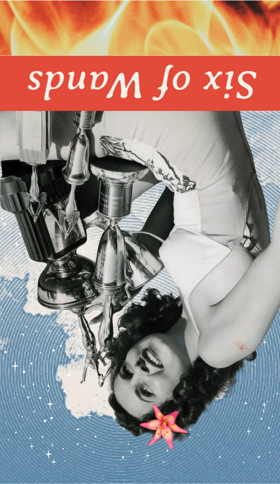 <p>Six of Wands Reversed</p>