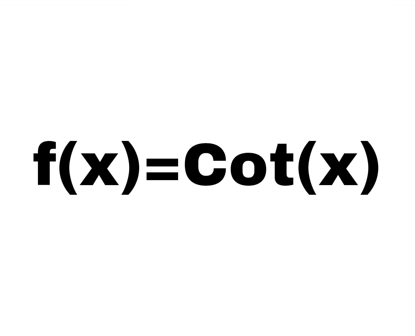 Derivada función Cotangente