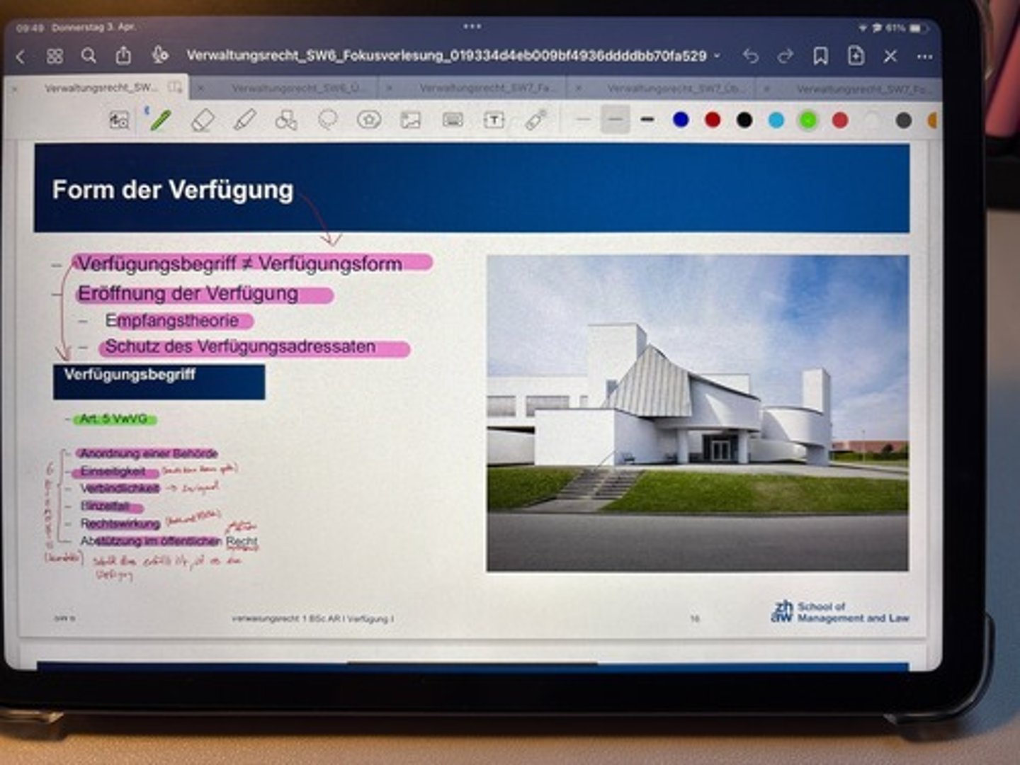 <p>-Verfügungsbegriff ≠ Verfügungsform</p><p>-Eröffnung der Verfügung</p><p>-Empfangstheorie</p><p>-Schutz des Verfügungsadressaten</p>