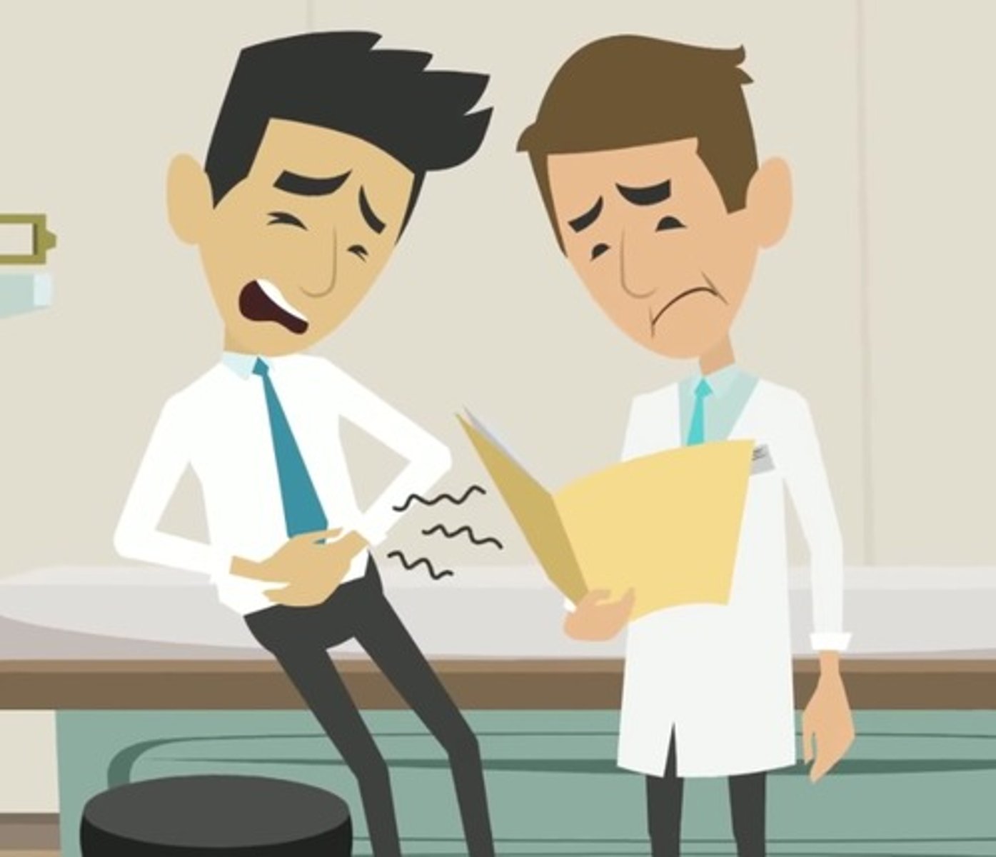 <p>Wat is precies uw _______ en hoelang heeft u hier al pijn? | NL: De fysieke of mentale pijn waarmee je naar een dokter gaat. | EN: The complaint / symptom</p>