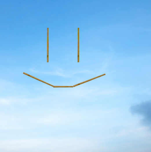 <p><strong>笑</strong></p><p>Words:</p><p>笑う　わらう　To laugh　</p><p>笑顔　えがお　Smiling face</p>