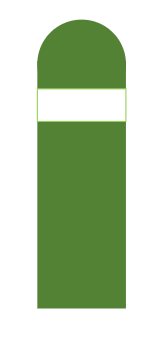 Has a Light Green body, white band; Used for A, B, C fires